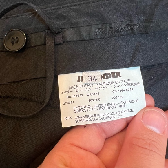 Jill Sander Black Trousers - Picture 4 of 12